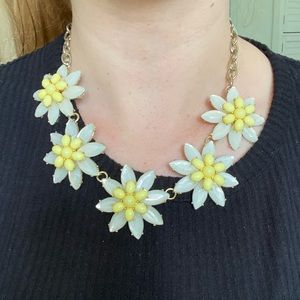 Floral statement necklace
